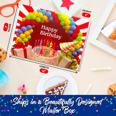 Birthday Charcuterie Gift Box – Smoked Gouda, Summer Sausage, Popcorn, Salami, Crackers, Nuts & Jelly Beans Birthday Charcuterie Gift Box – Smoked Gouda, Summer Sausage, Popcorn, Salami, Crackers, Nuts & Jelly Beans