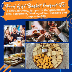 Cheese Gift Box with Cheddar, Gouda, Crackers, Pretzels & Mustard – Wine Pairing Snack Box Cheese Gift Box with Cheddar, Gouda, Crackers, Pretzels & Mustard – Wine Pairing Snack Box