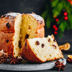 Panettone Cake Gift Box, Gluten Free Rich and Buttery - Imported From Italy - Traditional Italian Cake - Perfect Holiday Dessert