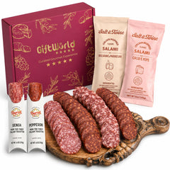 Italian Charcuterie Gift Basket | Gourmet Italian Salami Meat Gift