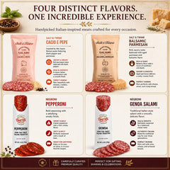 Italian Charcuterie Gift Basket | Gourmet Italian Salami Meat Gift