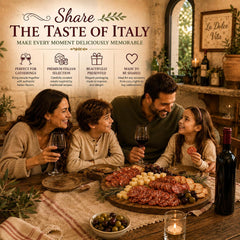 Italian Charcuterie Gift Basket | Gourmet Italian Salami Meat Gift