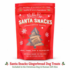 Christmas Dog & Owner Gift Box | Wine Lover Gift Set | Holiday Dog Toys and Treats
