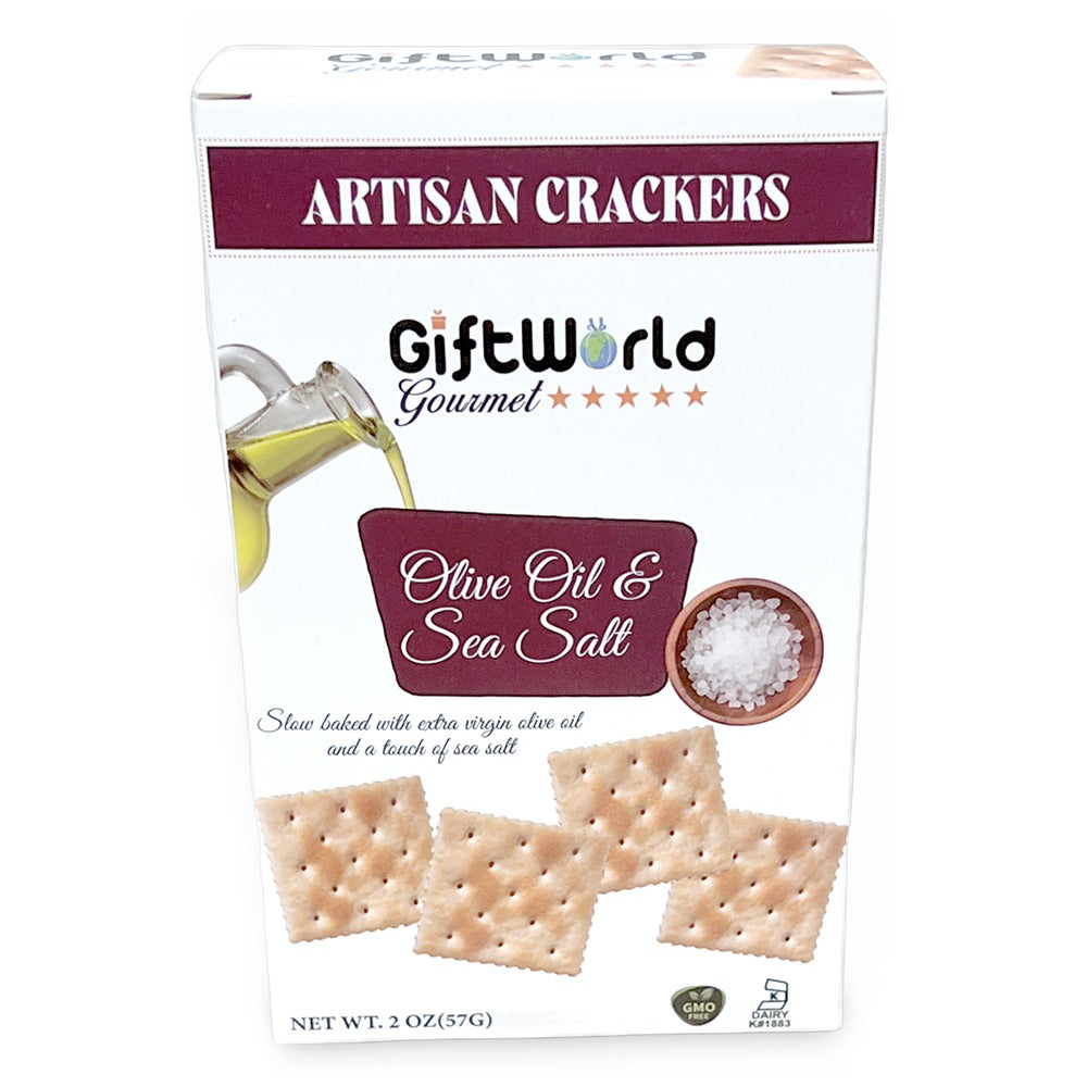 Artisan crackers gourmet snack for cheese and charcuterie boards
