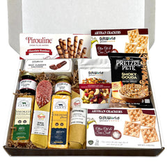 Gourmet meat and cheese assortment