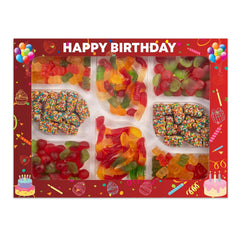 Birthday Candy Box – Gummy Cherries, Worms & Bears