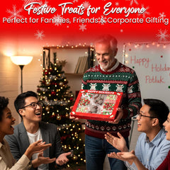 Holiday Candy Gift Box – Christmas Spice Drops, Candy Corn, Chocolate Nonpareils & Frosty’s Forest Mix