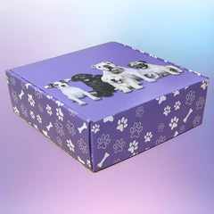 Puppy toys, pads, and treats bundle