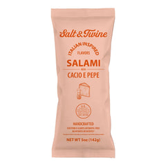Salt & Twine Cacio e Pepe Salami – 5 oz | Italian-Inspired Artisan Salami