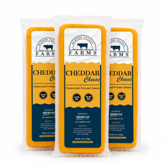 Cheddar Cheese 3-Pack | Shelf Stable Gourmet Cheese – 4 oz Each