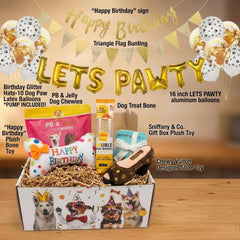 Luxury Dog Birthday Gift Box | Toys, Treats & Barkday Party Set