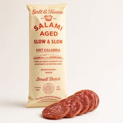 Salt & Twine Hot Calabrian Salami – 5 oz | Spicy Artisan Charcuterie Meat