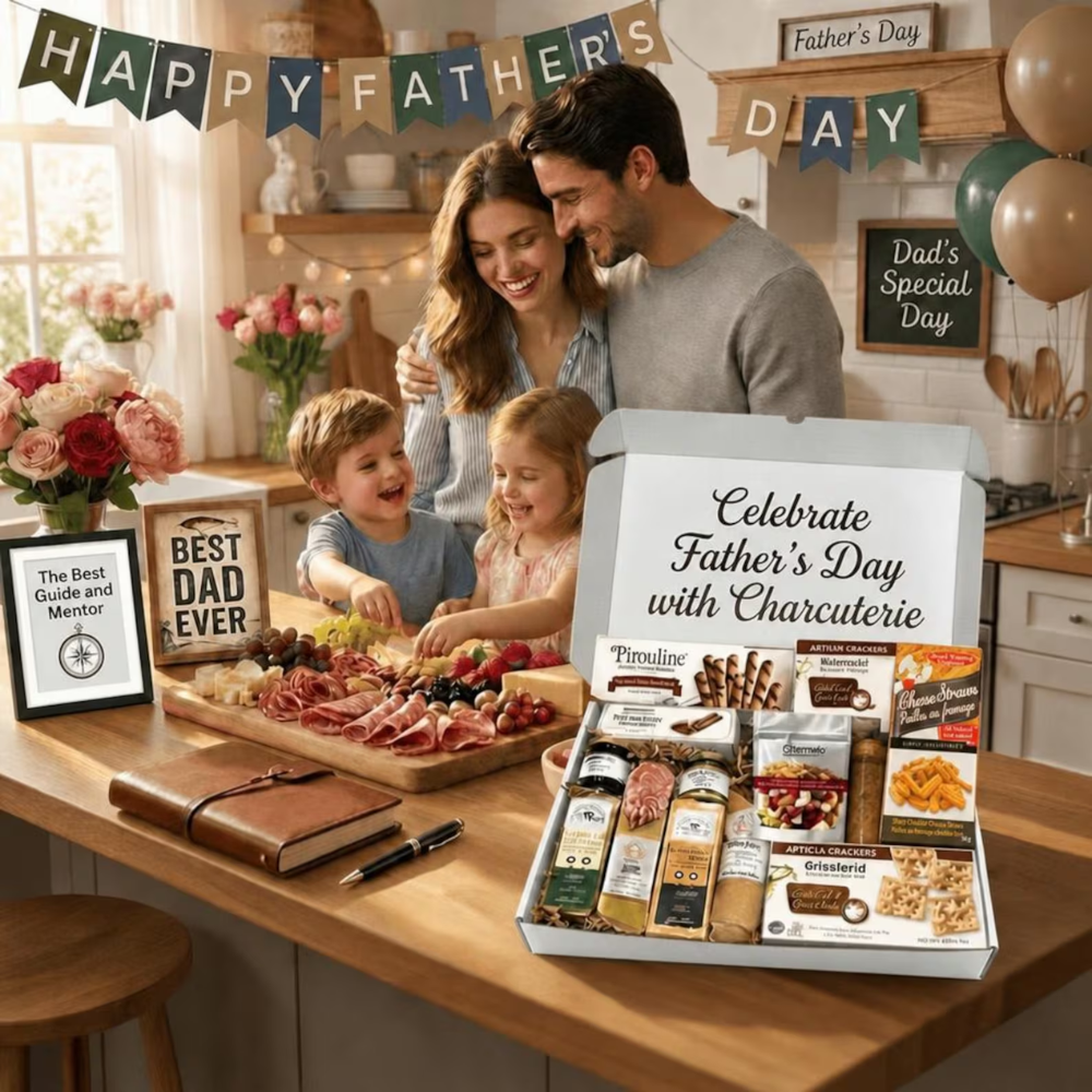 Father's Day Gift Box for Dad l Charcuterie Gift Box For Him