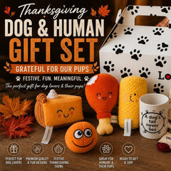 Thanksgiving Dog Gift Set | Dog Lover Gift for Human & Pup