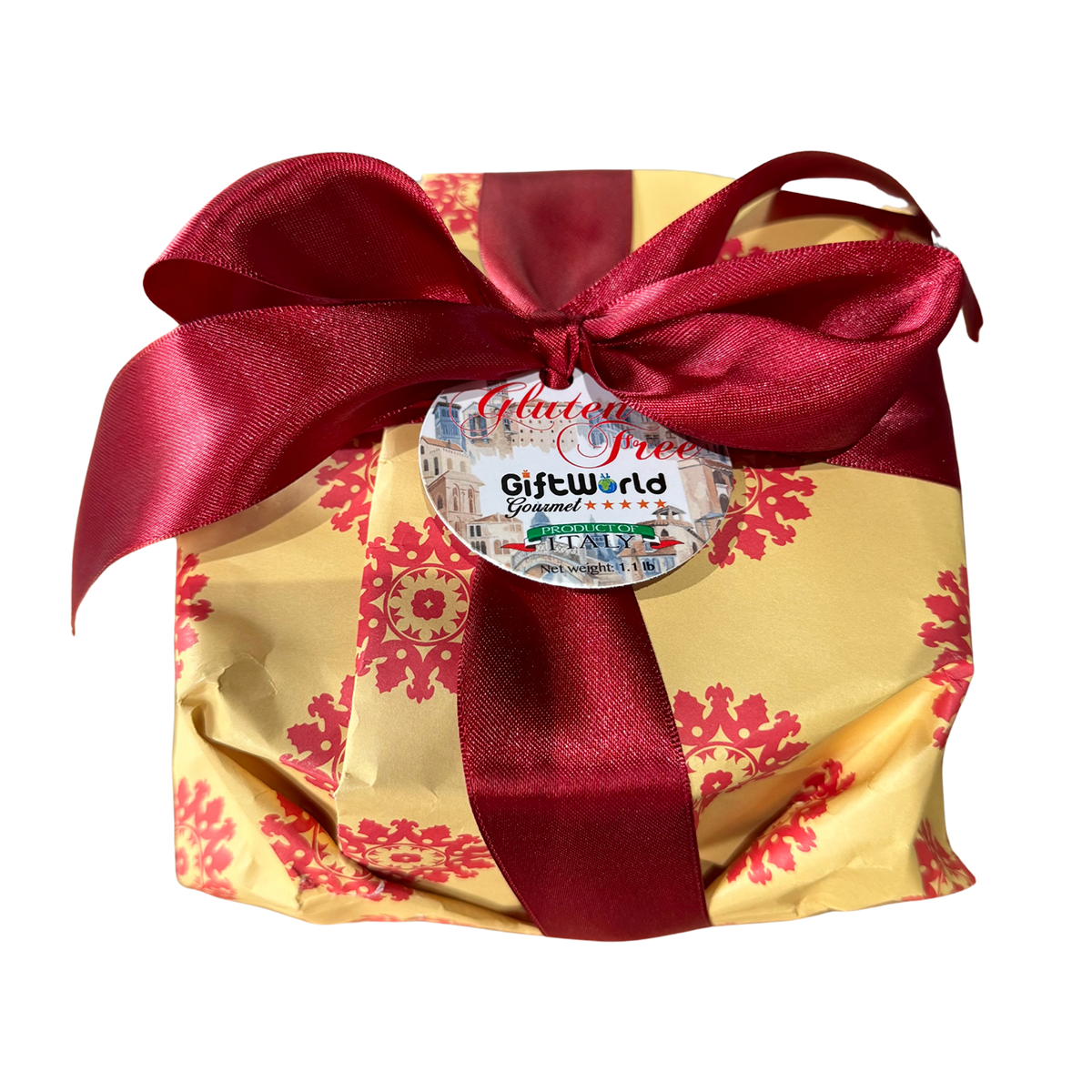 Panettone Cake Gift Box, Gluten Free Rich and Buttery - Imported From Italy - Traditional Italian Cake - Perfect Holiday Dessert