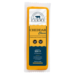 GiftWorld Premium Aged Cheddar Cheese Block, Perfect for Snacking, Cooking, or Wine Pairing, Made for a Rich, Creamy, and Sharp Flavor