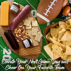 Savory Snack & Cheese Gift Box – Salami, Artisan Crackers, Cheddar, Gouda, Mustard, Bacon Spread & Nut Mix