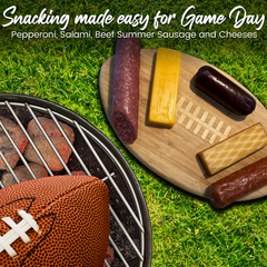 Classic Meat and Cheese Gift Box – Gourmet Sausage, Salami, Cheddar & Smoked Gouda Sampler